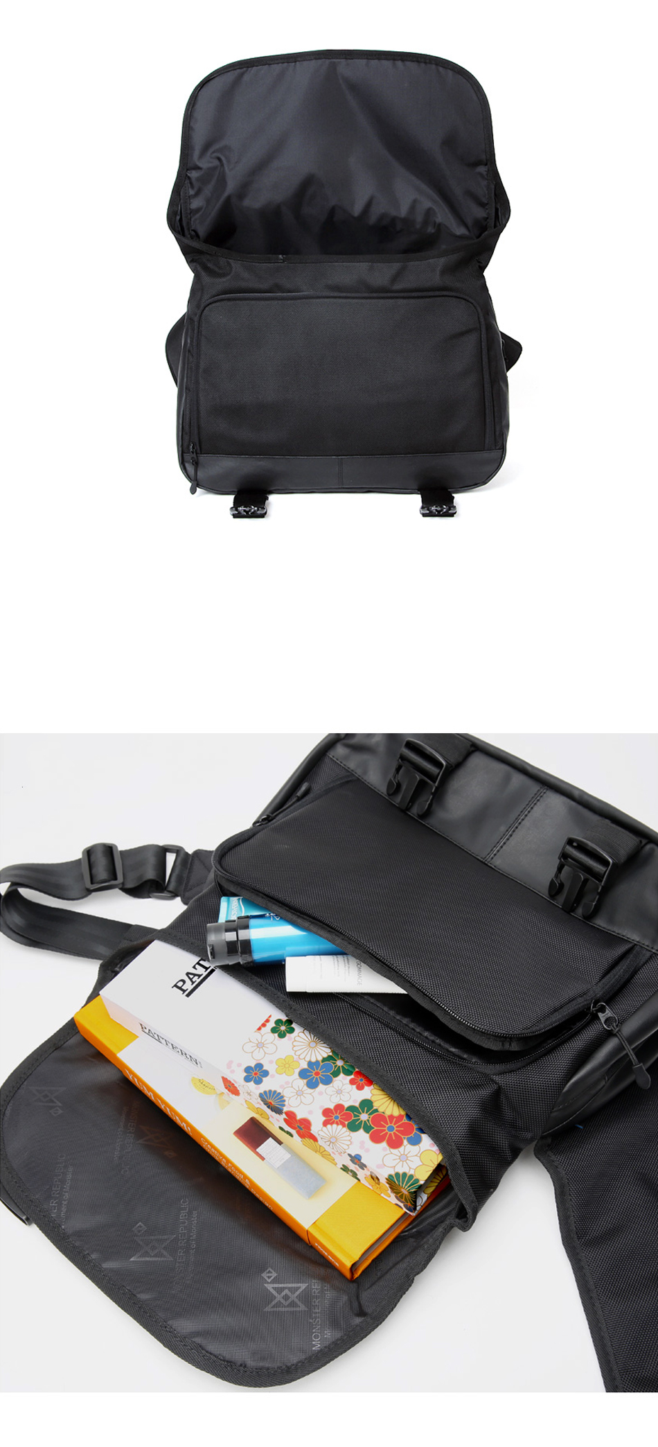 韓国発!【MONSTER REPUBLIC】Advances Basic Messinber Bag MUSINSA | MONSTER REPUBLIC COMPOUND MESSENGER BAG - MINI